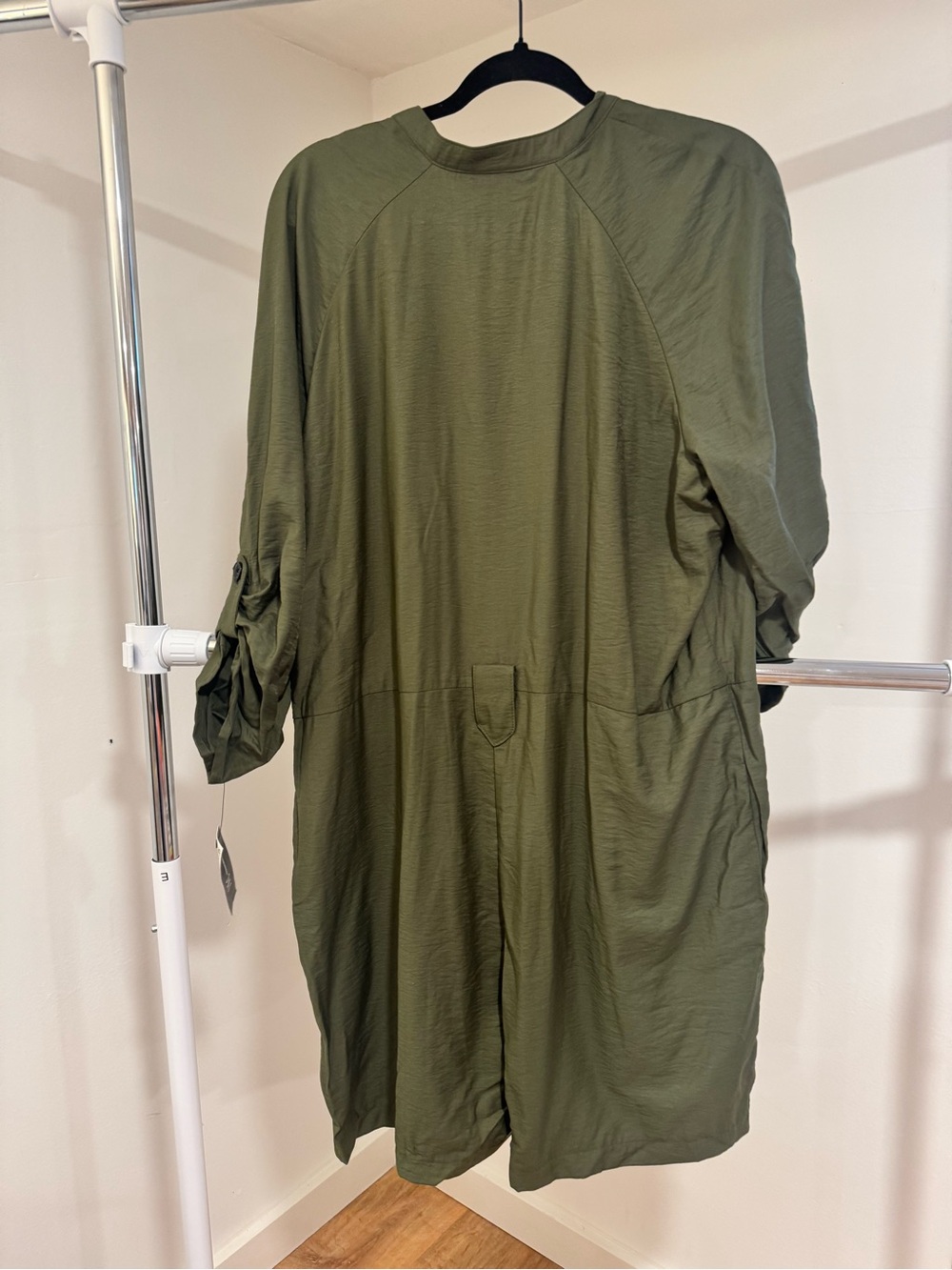 3/4 sleeve short romper